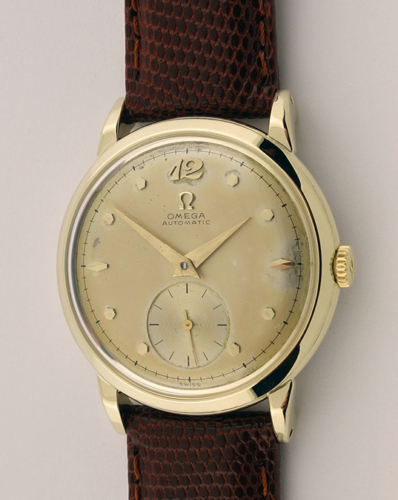 Omega 14K Solid Gold Bumper Automatic